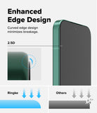 Xiaomi 17 Ultra Screen Protector | Easy Slide Tempered Glass - Phone case with 2.5D curved edge design and comparison to 'Others' on a white background