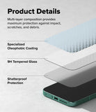 Xiaomi 17 Ultra Screen Protector | Easy Slide Tempered Glass - Smartphone with protective case and glass on a light gray background