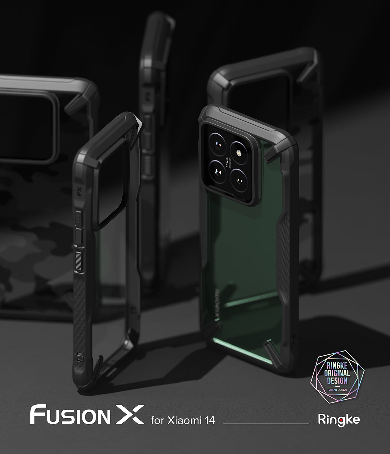Xiaomi 14 Case | Fusion-X - Black - By Ringke