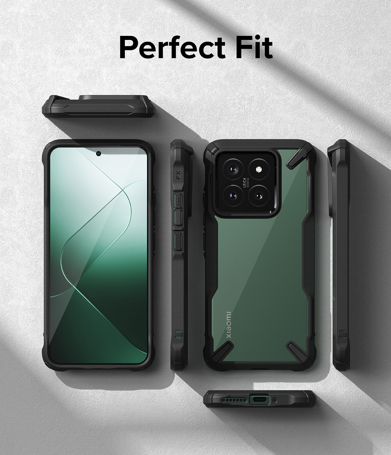 Xiaomi 14 Case | Fusion-X - Black - Perfect Fit
