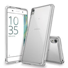 xperia xa case, ringke fusion case crystal clear pc back tpu bumper case