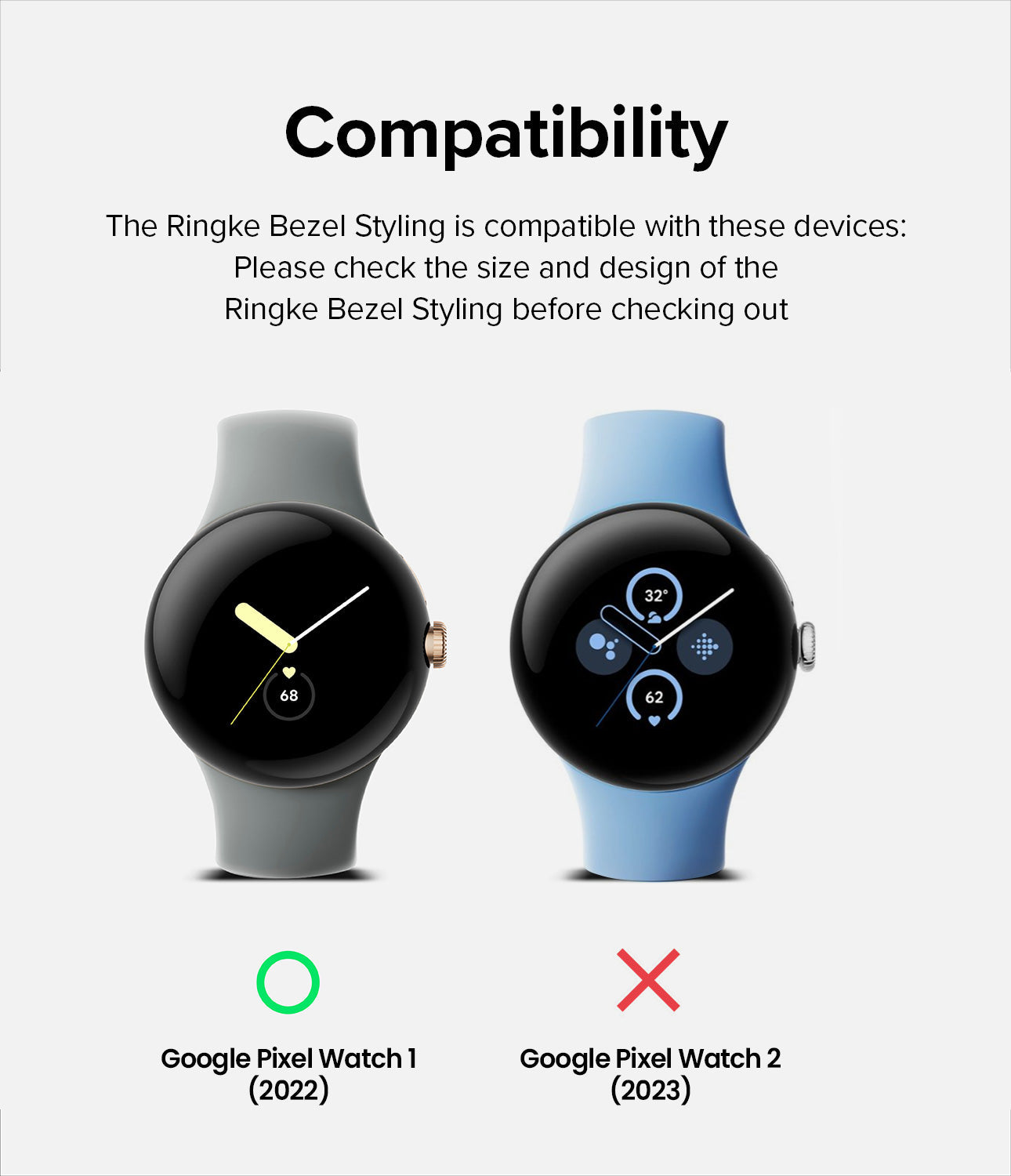 Google Pixel Watch 41mm | Bezel Styling 40-03-Compatibility