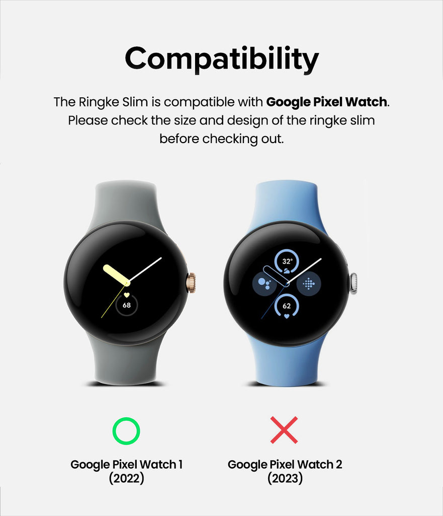 Google Pixel Watch Case | Slim-Compatibility