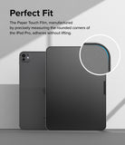 iPad Pro 11" (M4) Screen Protector | Paper Touch Film - Perfect Fit. The Paper Touch Film, manufactured by precisely measuring the rounded corners of the iPad Pro, adheres without lifting.