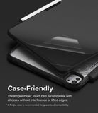 iPad Pro 11" (M4) Screen Protector | Paper Touch Film - Case-Friendly. The Ringke Paper Touch Film is compatible with all cases without interference or lifted edges.