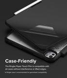 iPad Pro 11" (M4) Screen Protector | Paper Touch Film - Soft - Case-Friendly. The Ringke Paper Touch Film is compatible with all cases without interference or lifted edges.