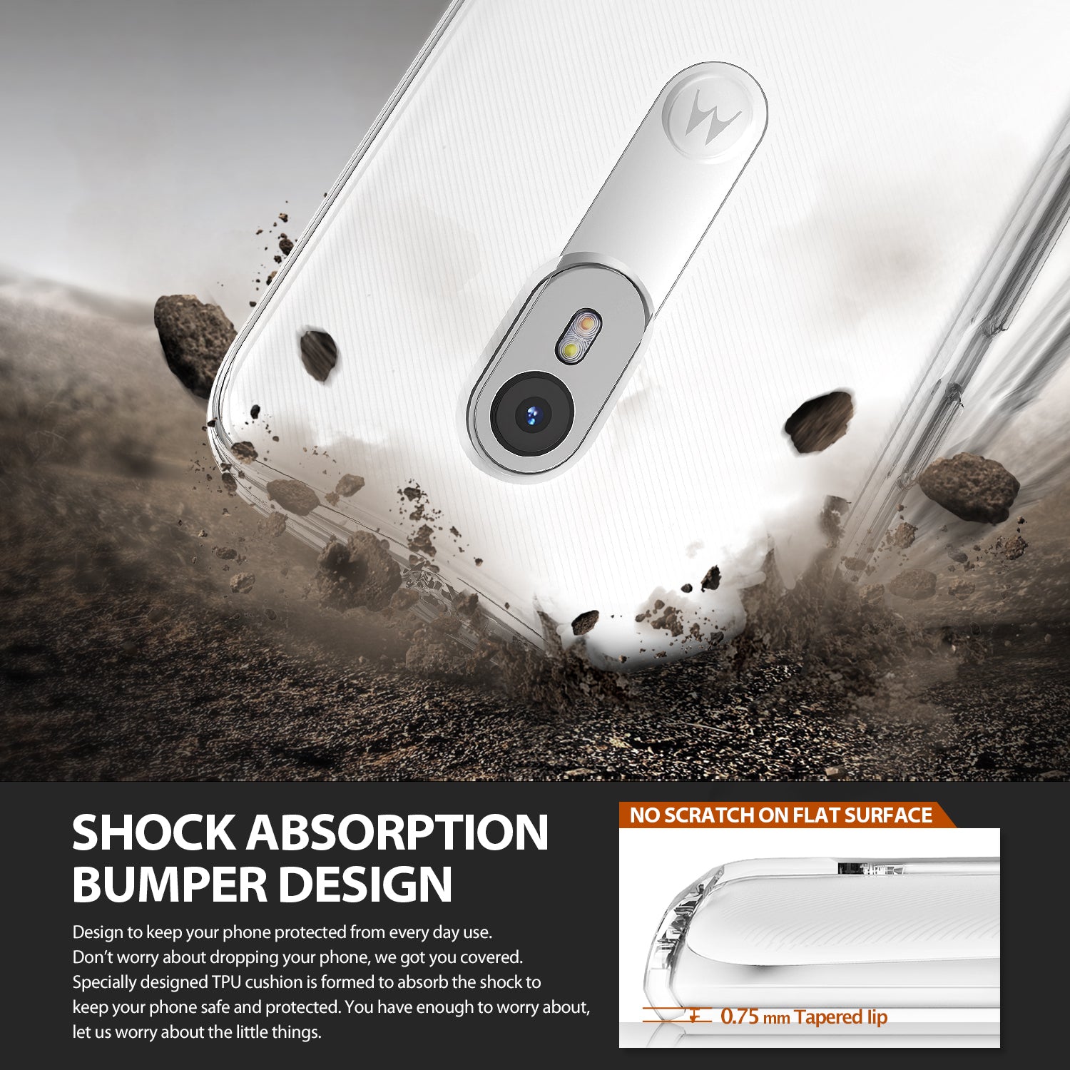 Moto G (2015) Case | Fusion - Shock Absorption Bumper Design