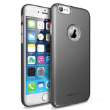 iPhone 6 Plus Case | Slim Logo-Cut - Black Ringke Slim cases for iPhone 6 displayed with front and back views on a dark background.