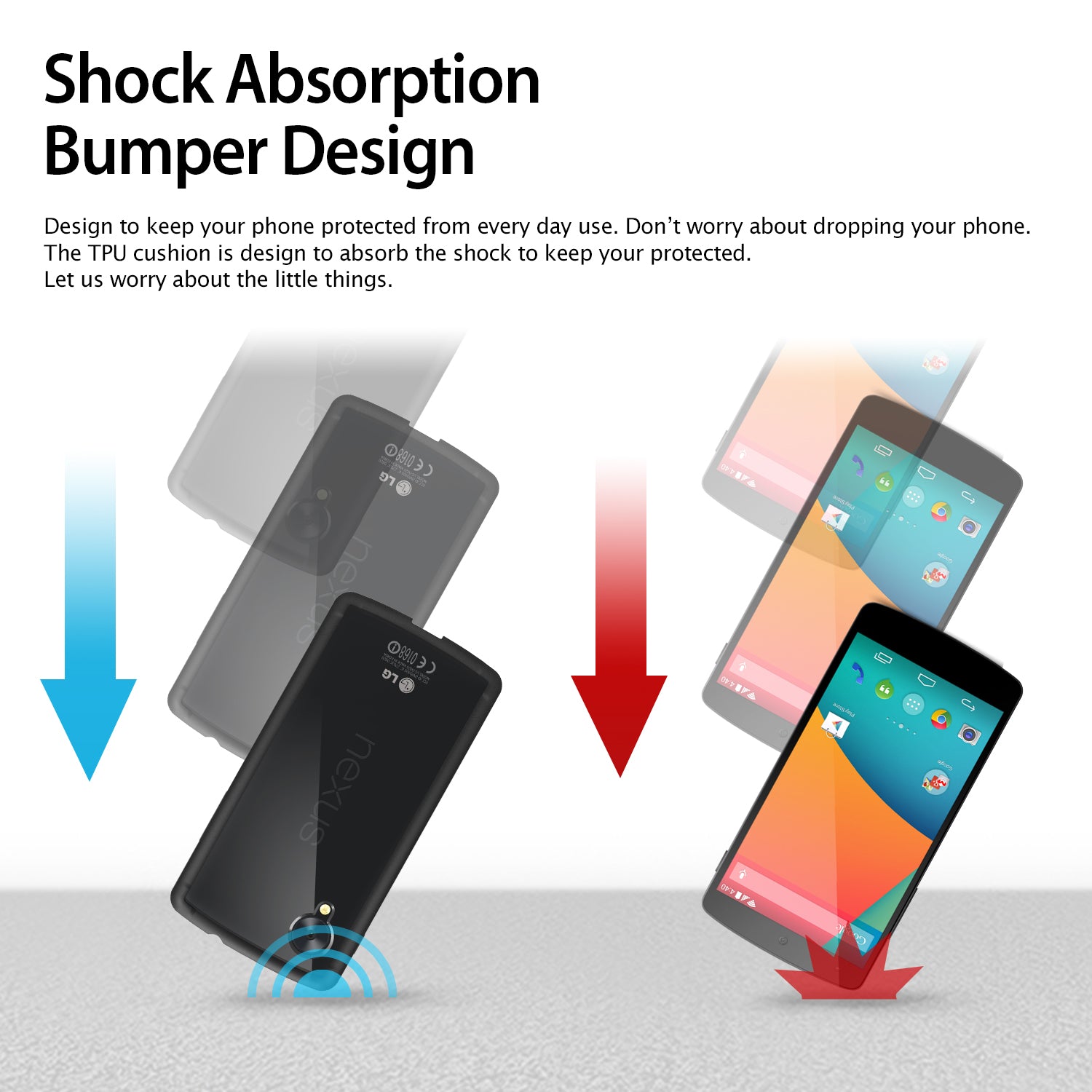 Google Nexus 5 Case | Fusion - Shock Absorption Bumper Design