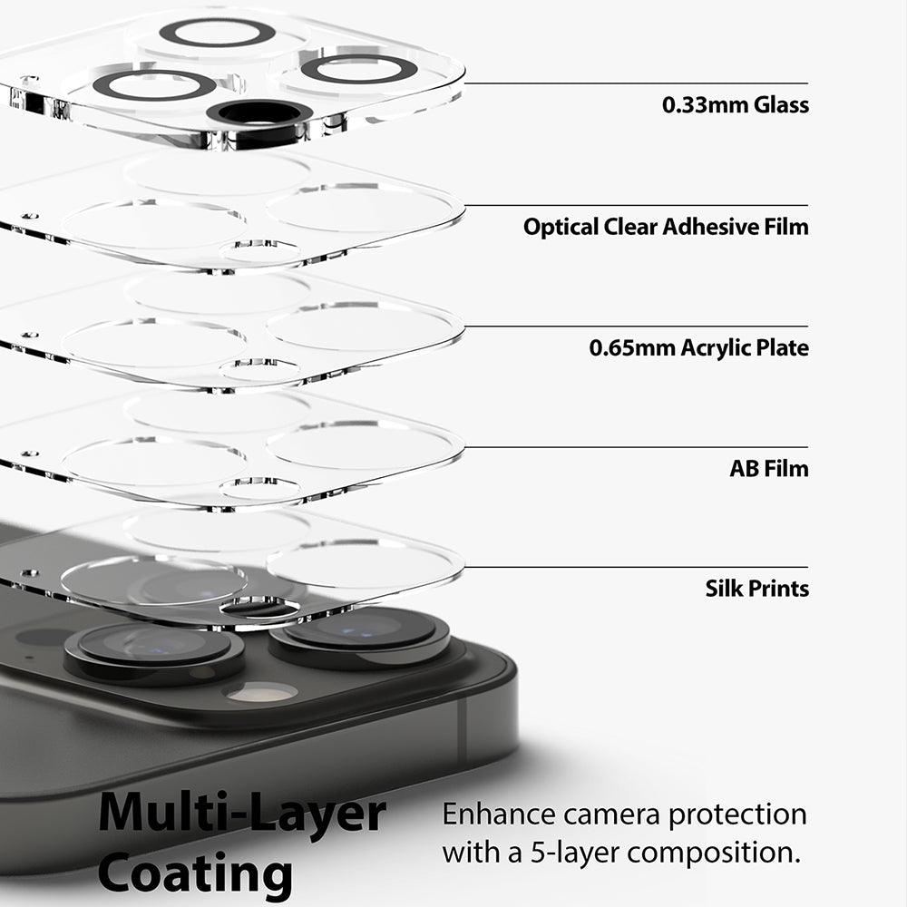 iPhone 13 Pro / 13 Pro Max | Camera Protector Glass [3 Pack] - Multi-Layer Coating