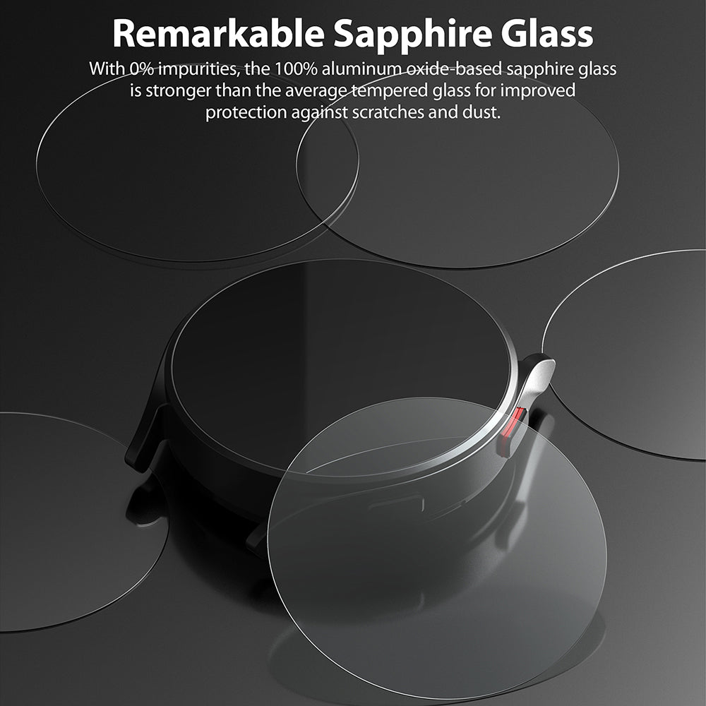 Remarkable sapphire glass