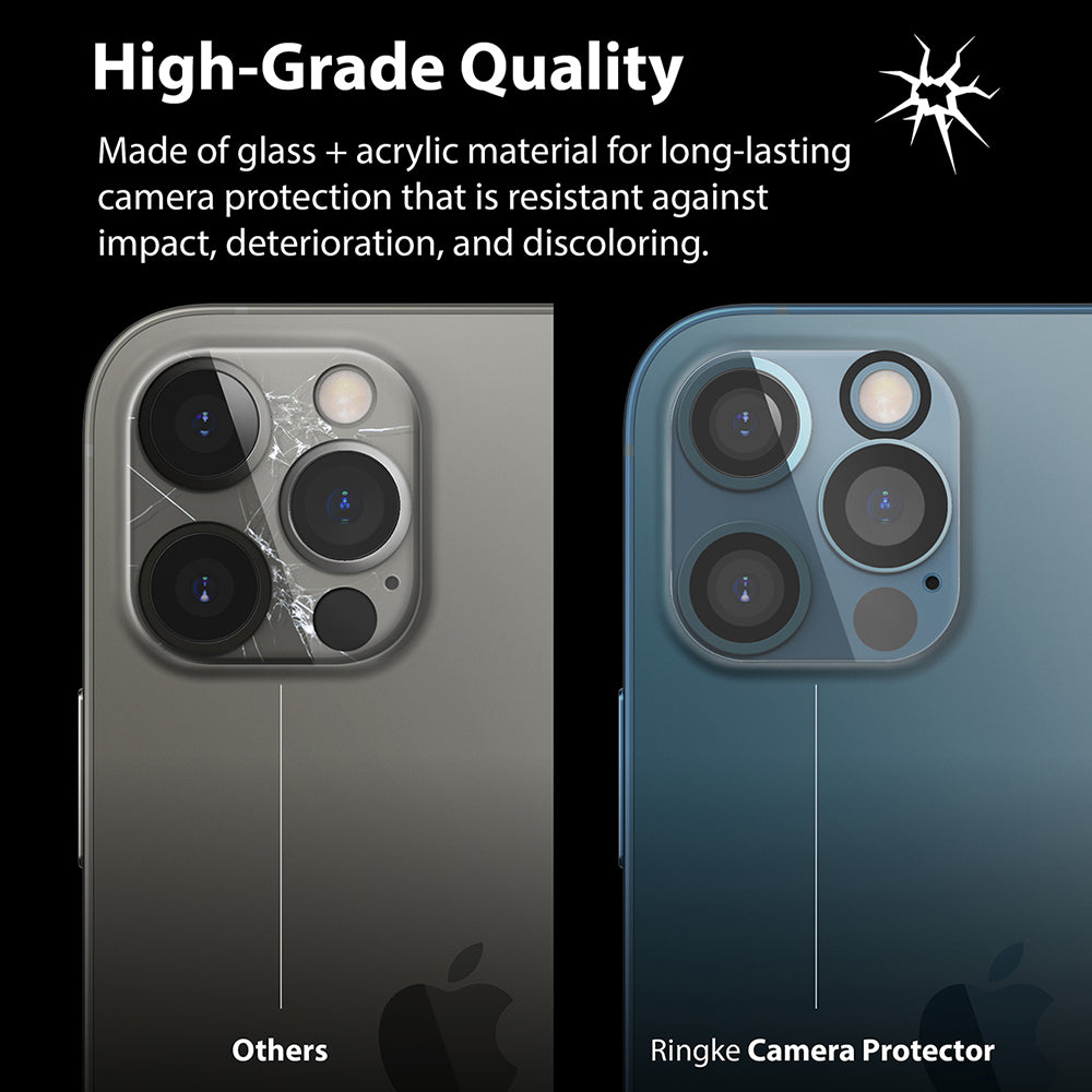 made of glass + acrylic material for long-lasting camera protection