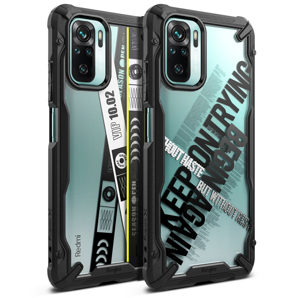 xiaomi redmi note 10 case, redmi note 10s case, ringke fusion-x design