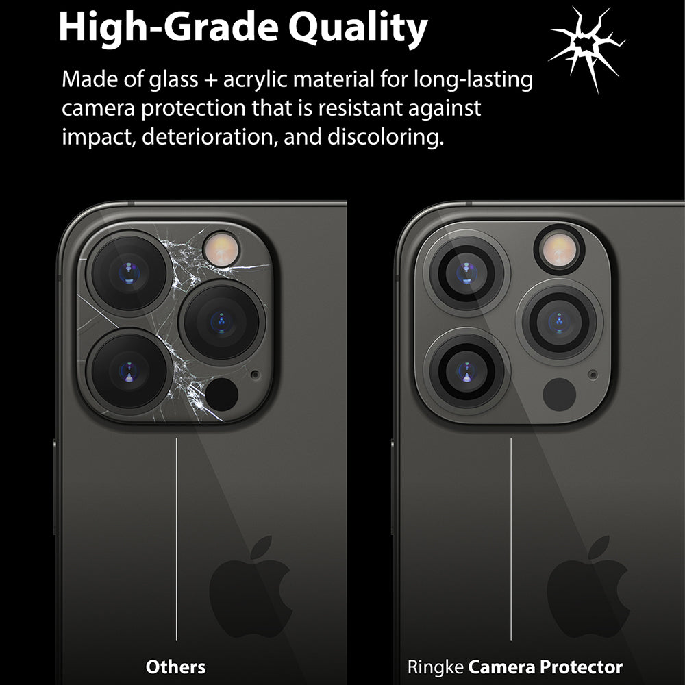 iPhone 13 Pro / 13 Pro Max | Camera Protector Glass [3 Pack] - High-Grade Quality