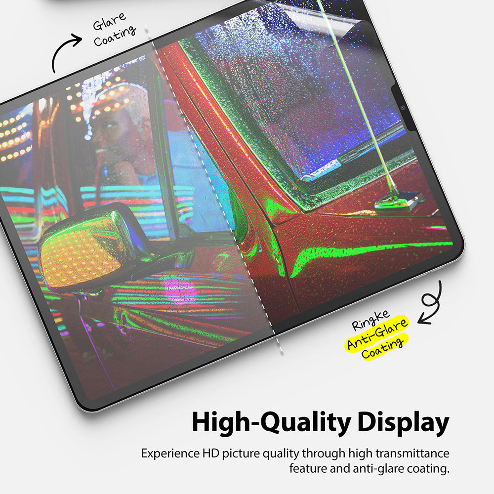 experience hd picture quality through high transmittance feature and anti-glare coating