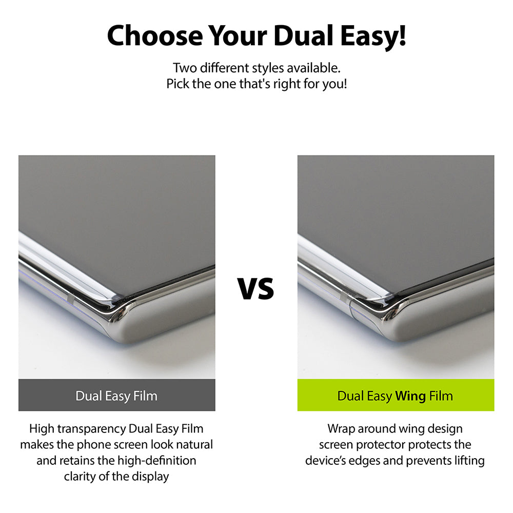 oneplus 9 pro screen protector - ringke dual easy film wing
