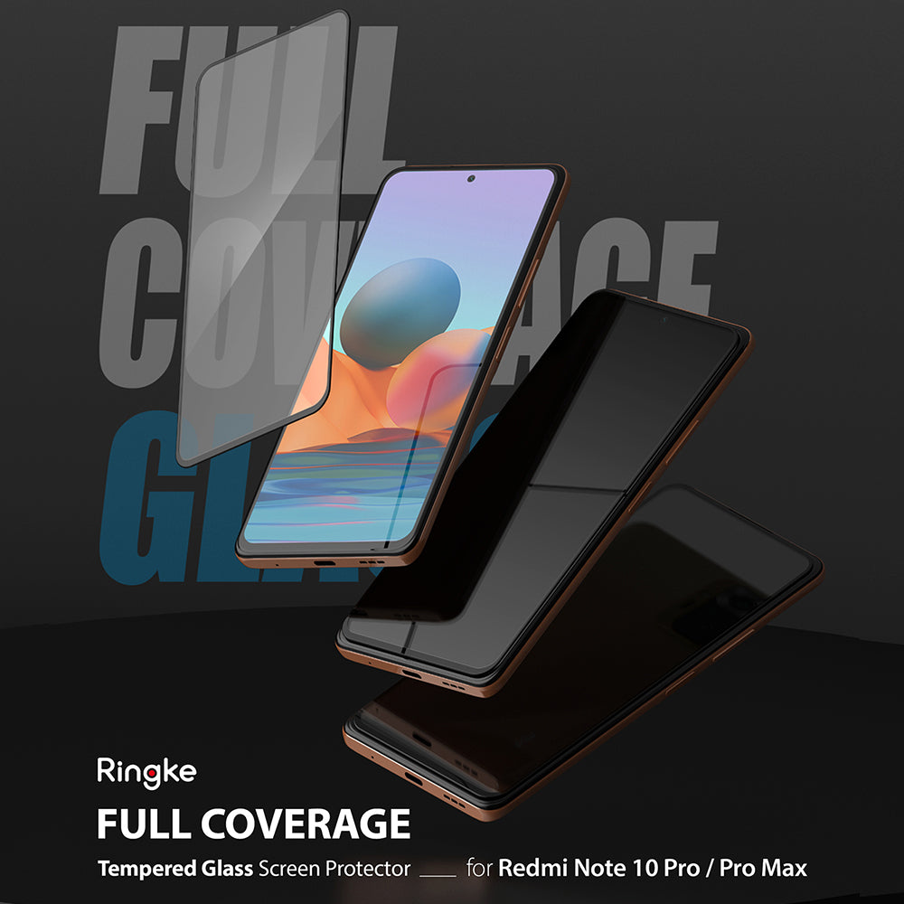 ringke invisible defender tempered glass screen protector for xiaomi redmi note 10 pro / redmi ntoe 10 pro max