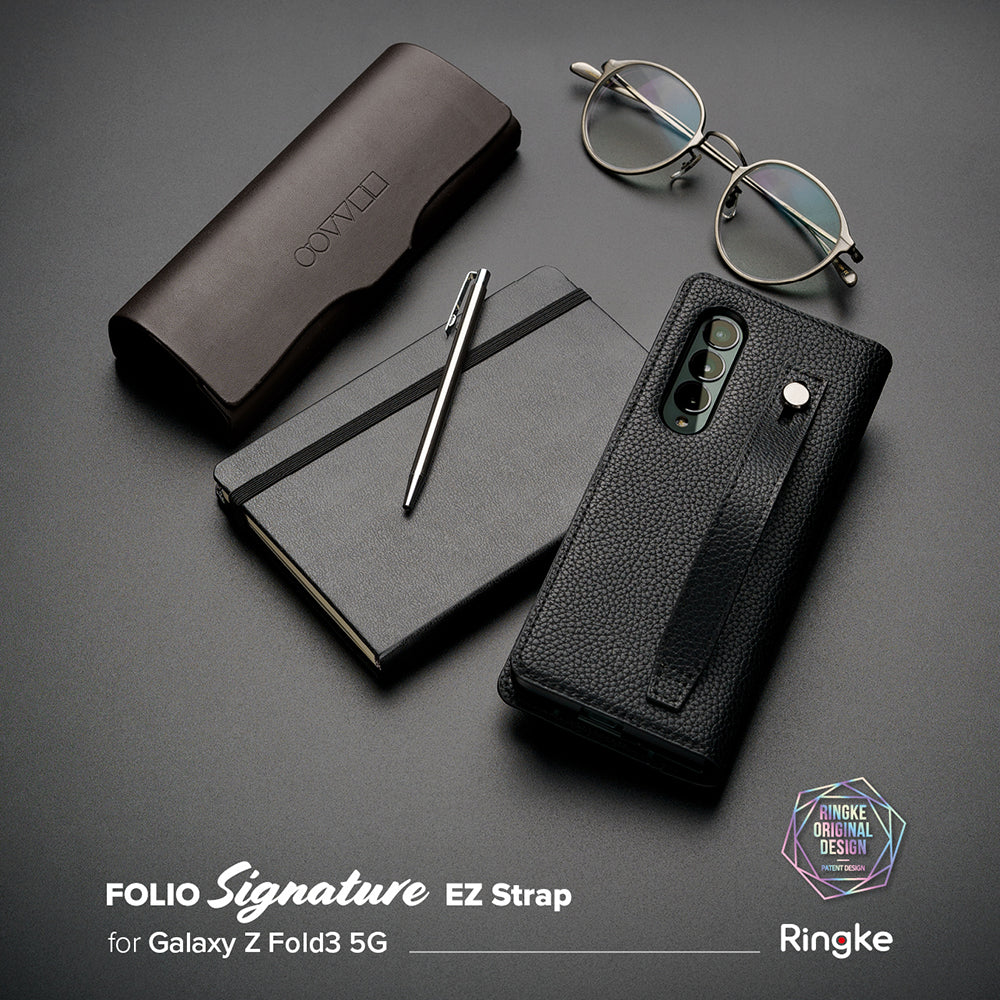 Galaxy Z Fold 3 Case | Folio Signature EZ Strap
