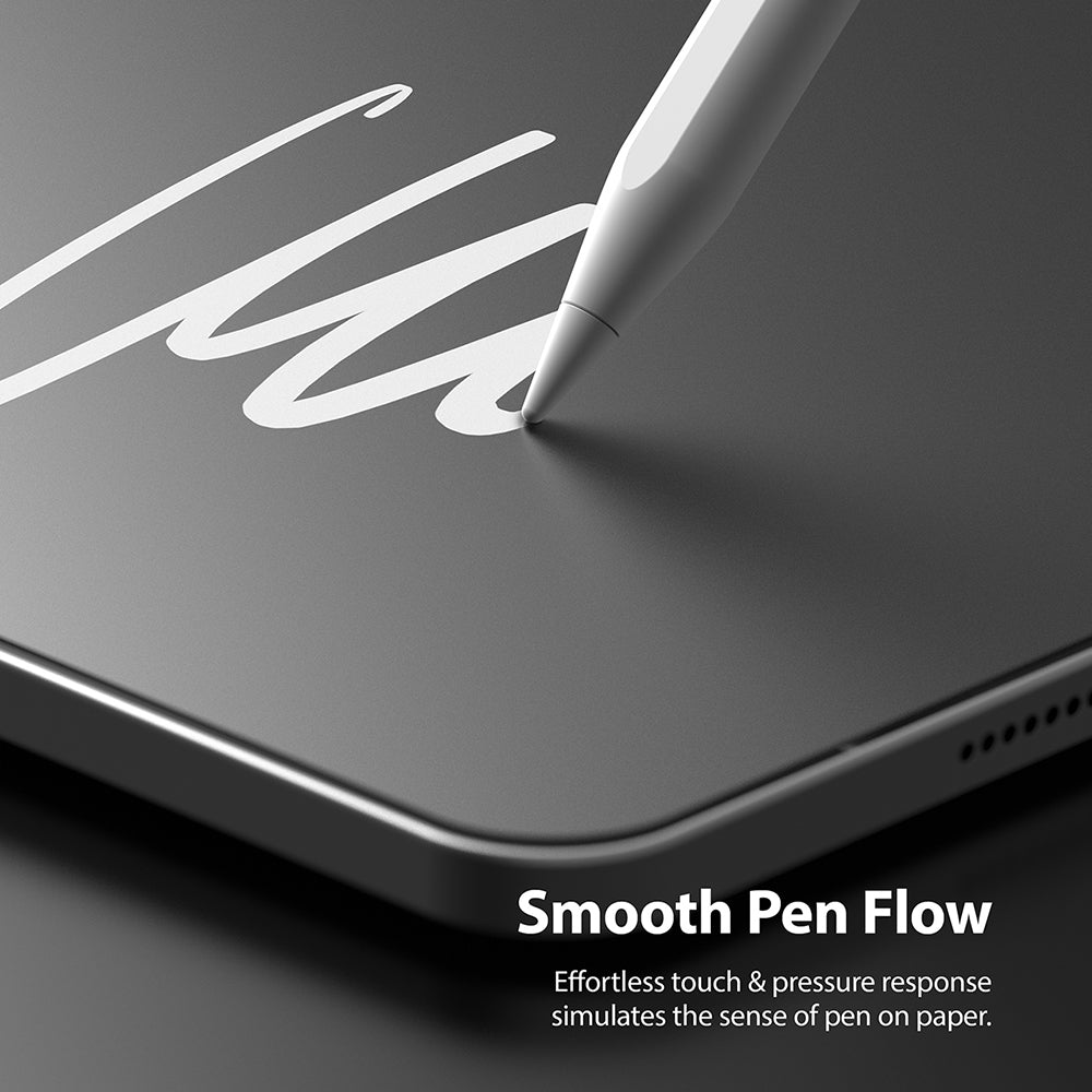 effortless touch and pressure response simulates the sense of pen on paper