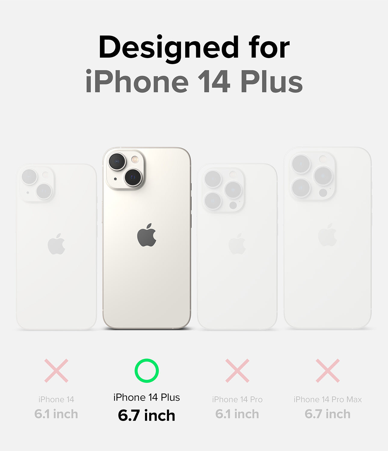 iPhone 14 Plus Case | Onyx Design - Designed for 6.7 inch iPhone 14 Plus