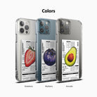 available in strawberry, blueberry, avocado