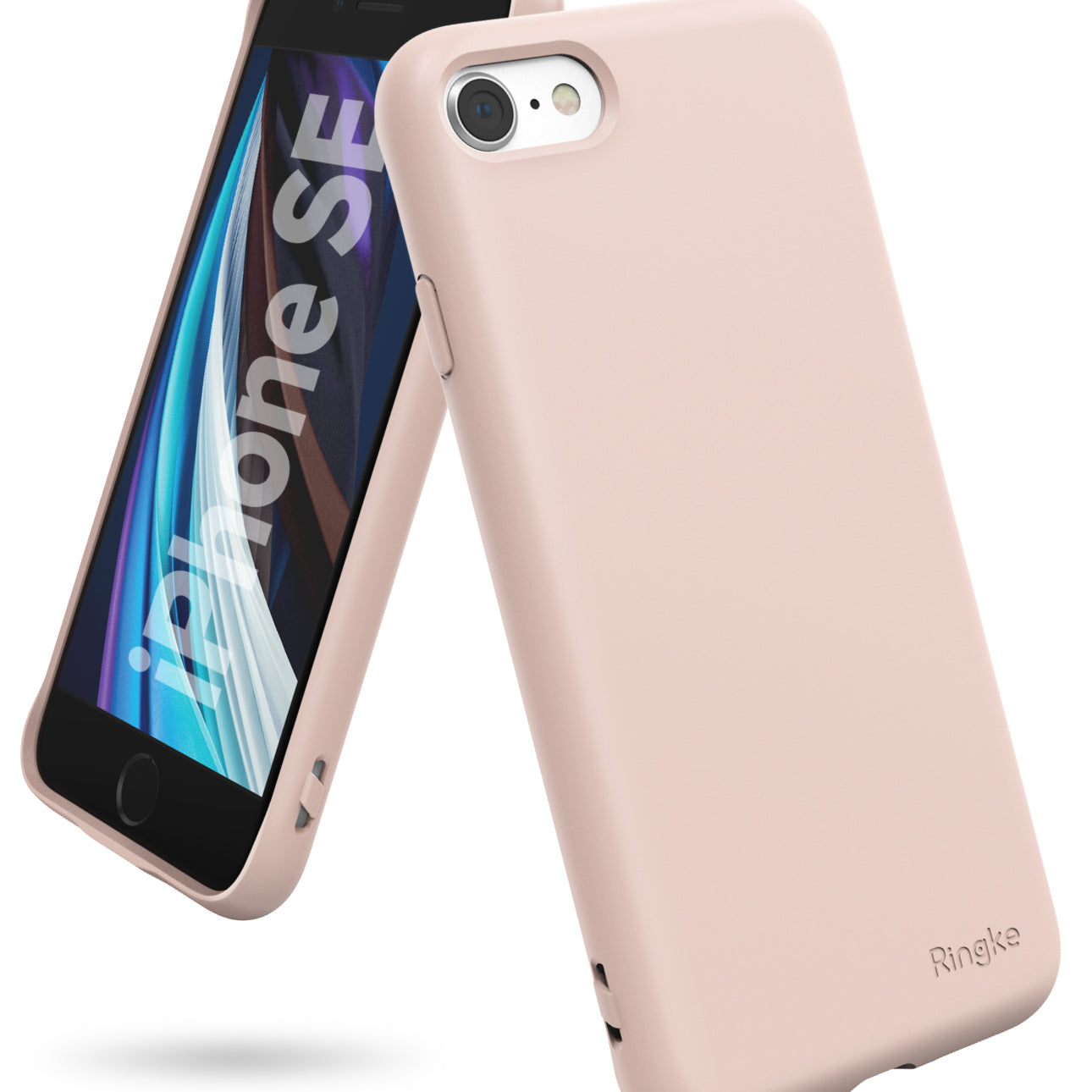 ringke air-s case designed for apple iphone se 2020 / iphone 8 / iphone 7 - pink sand