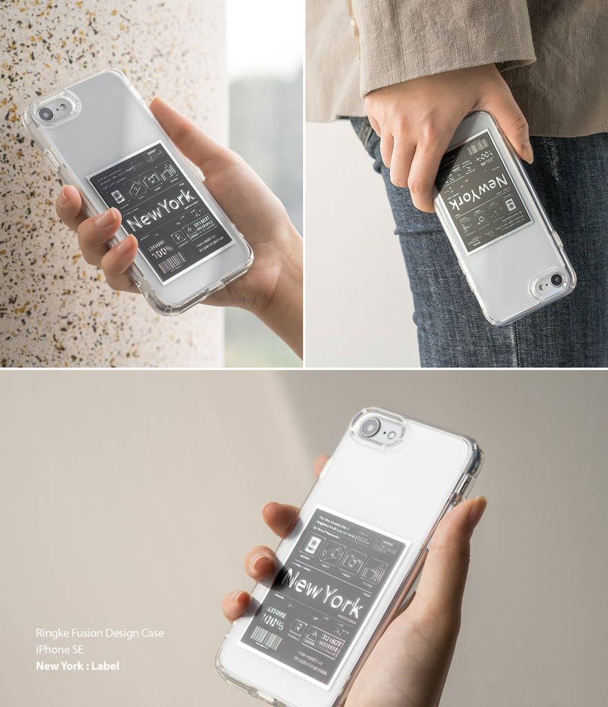 iPhone SE 2020 Case | Fusion Design 04. New York : Label