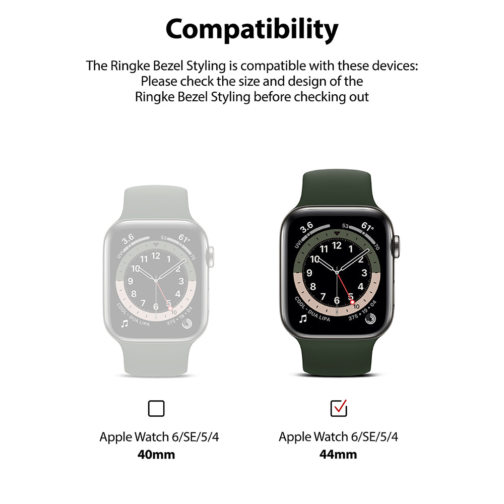 only compatible with apple watch 6 / SE / 5 / 4 - 44mm
