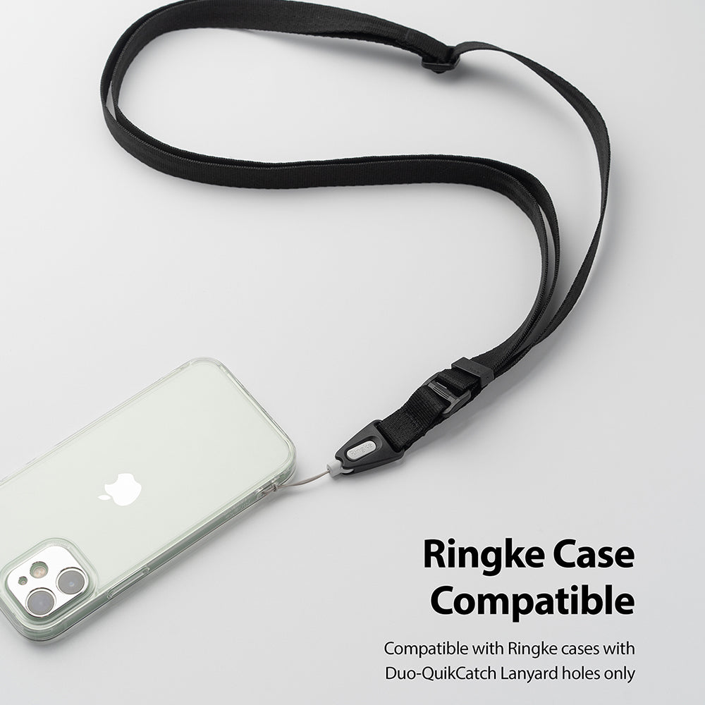 compatible with ringke case with duo-quikcatch lanyard holes