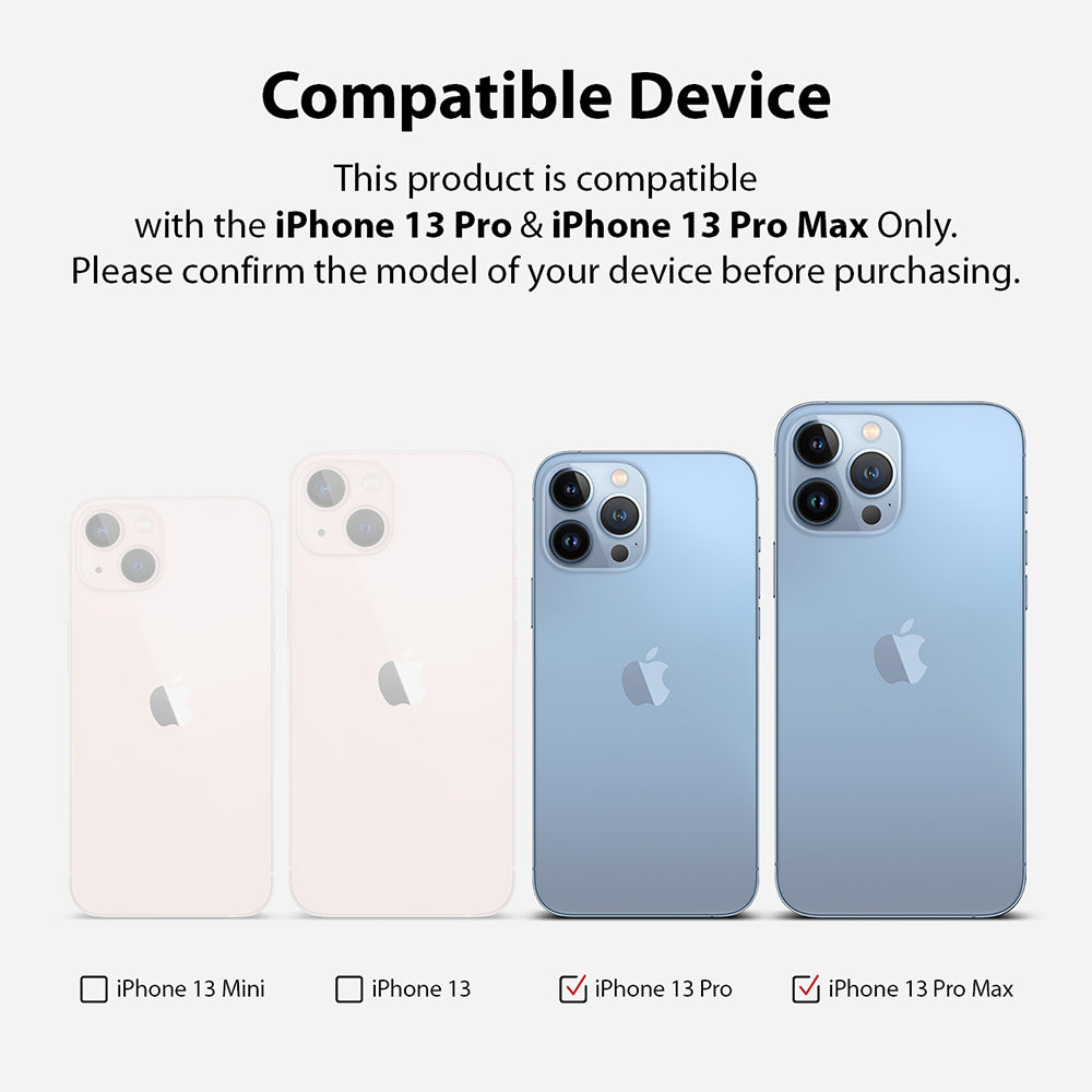 iPhone 13 Pro / 13 Pro Max | Camera Styling - Compatible with iPhone 13 Pro & 13 Pro Max