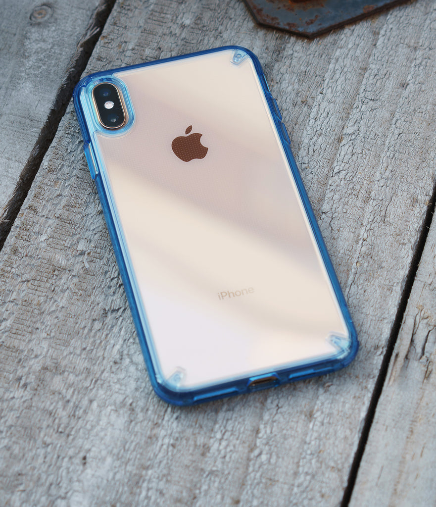 ringke fusion for apple iphone xs max case cover main smoke space blue