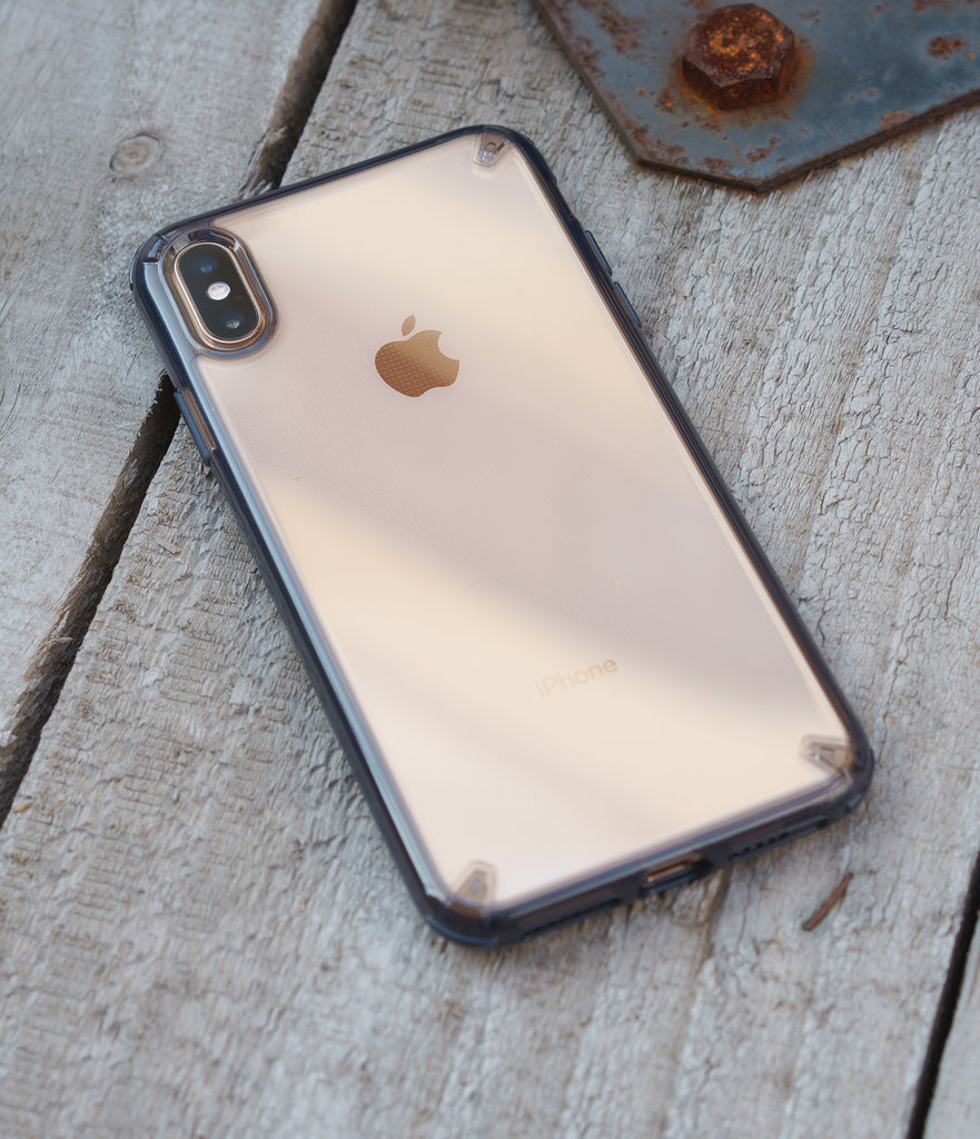 ringke fusion for apple iphone xs max case cover main smoke black