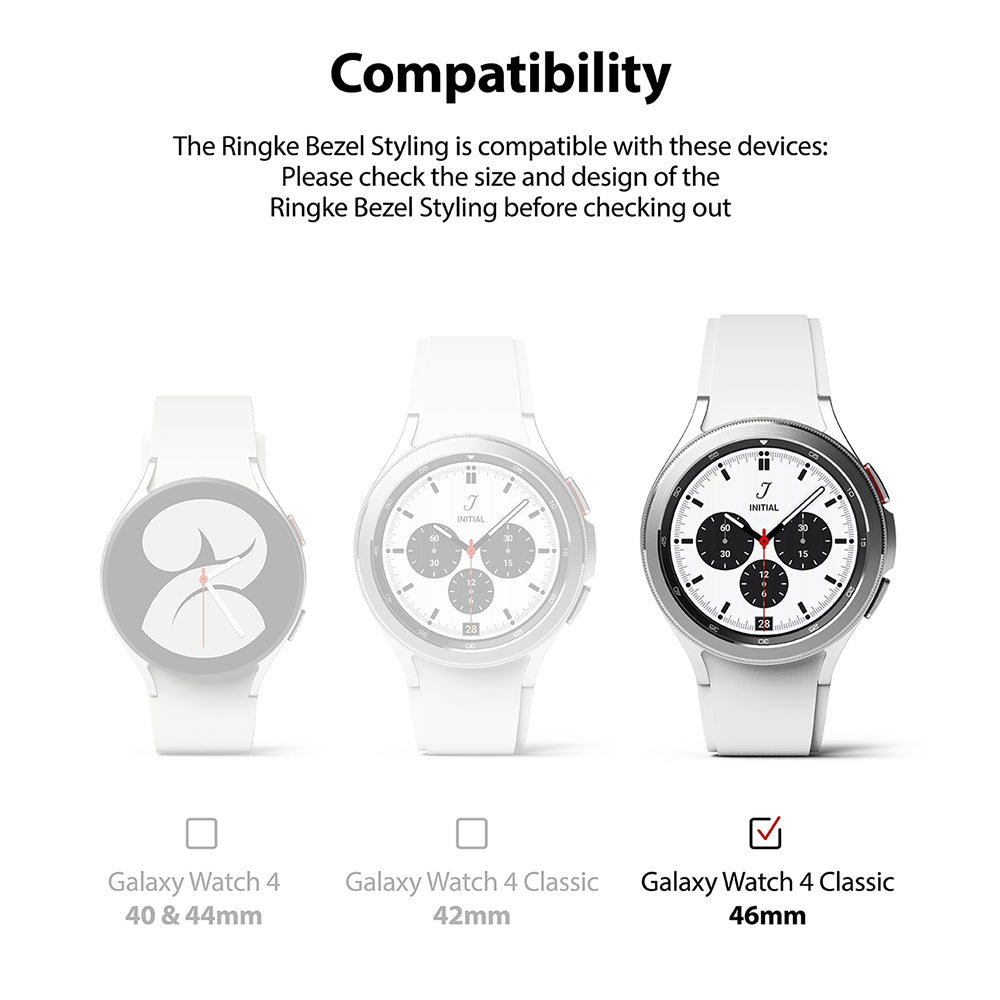 Compatible with Galaxy Watch 4 Classic 46mm