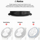 Not compatible with Ringke Bezel Styling, Air Sports, or Slim case