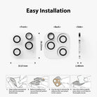 iPhone 13 Pro / 13 Pro Max | Camera Protector Glass [3 Pack] - Easy Installation