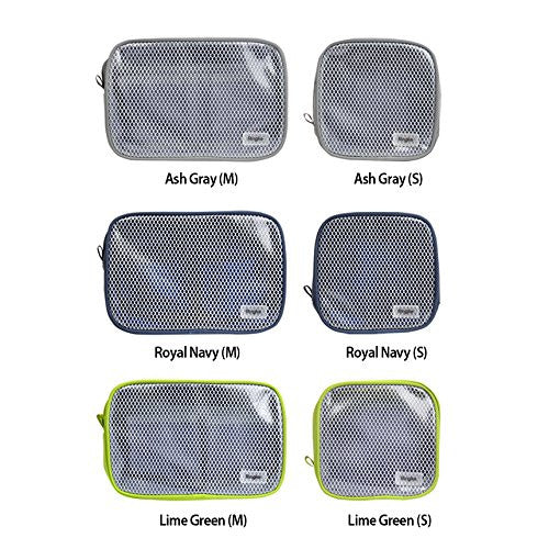 ringke pouch travel organizer bag multi function travel portable pouch mesh transparent vinyl window zippered top divided pockets tidy electric gadgets accessories cosmetic bag