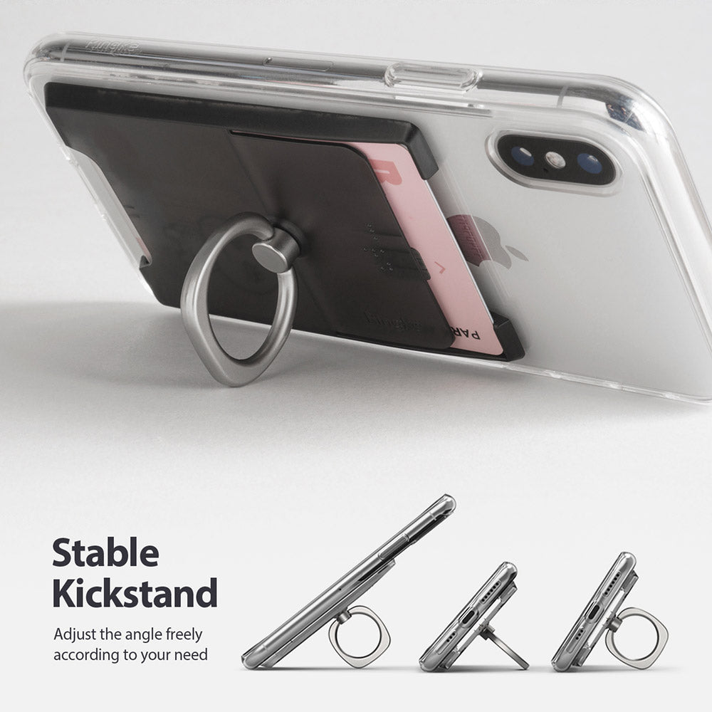 ringke ring slot card holder easy to adjust the angle to suit your need