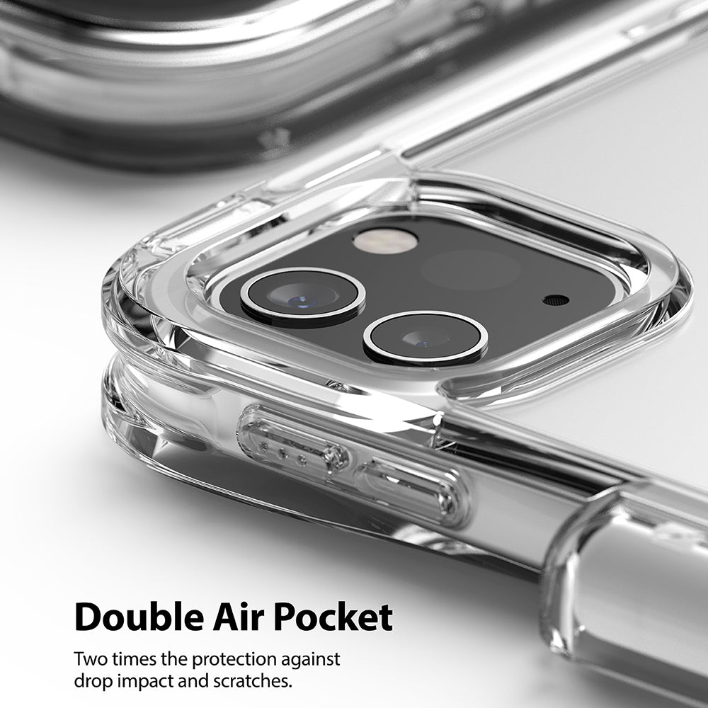 double air pocket - 2 times the protection against drop impact and scratches