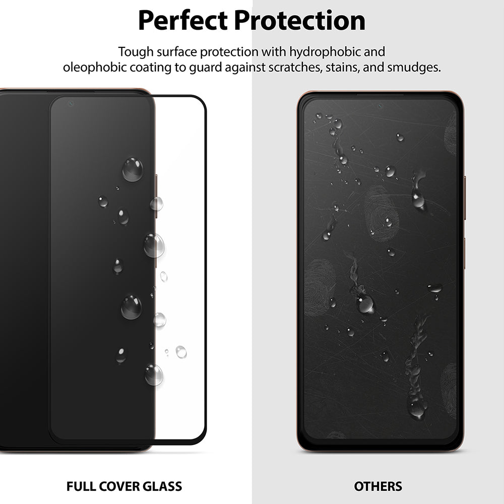 perfect protection with hydrophobic and oleophobic coating