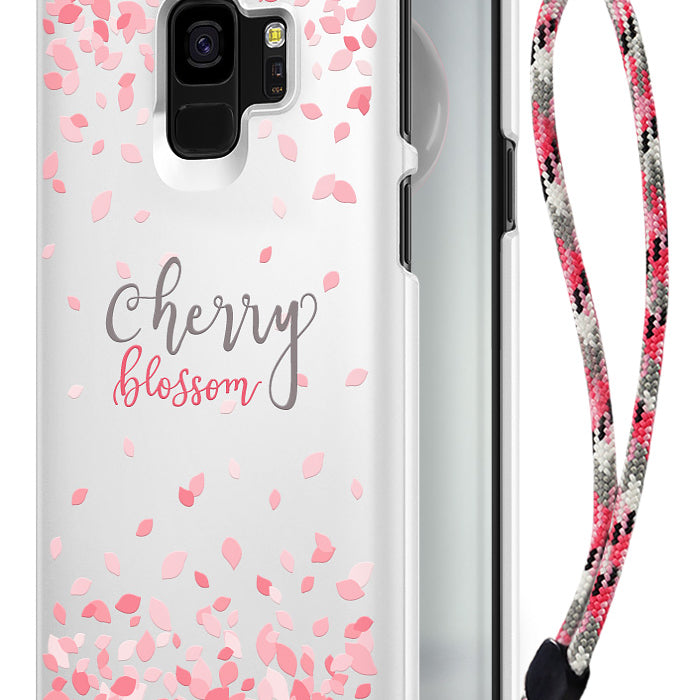 Galaxy S9 Case | Slim (Cherry Blossom) - White
