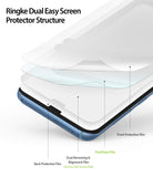 galaxy s8 dual easy full cover screen protector 2 pack