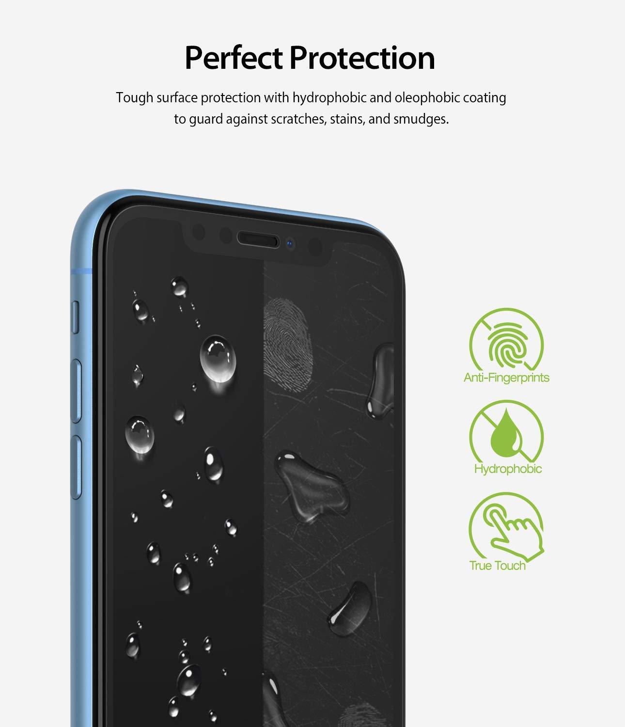 ringke dual easy film for iphone xr screen protector perfect protection