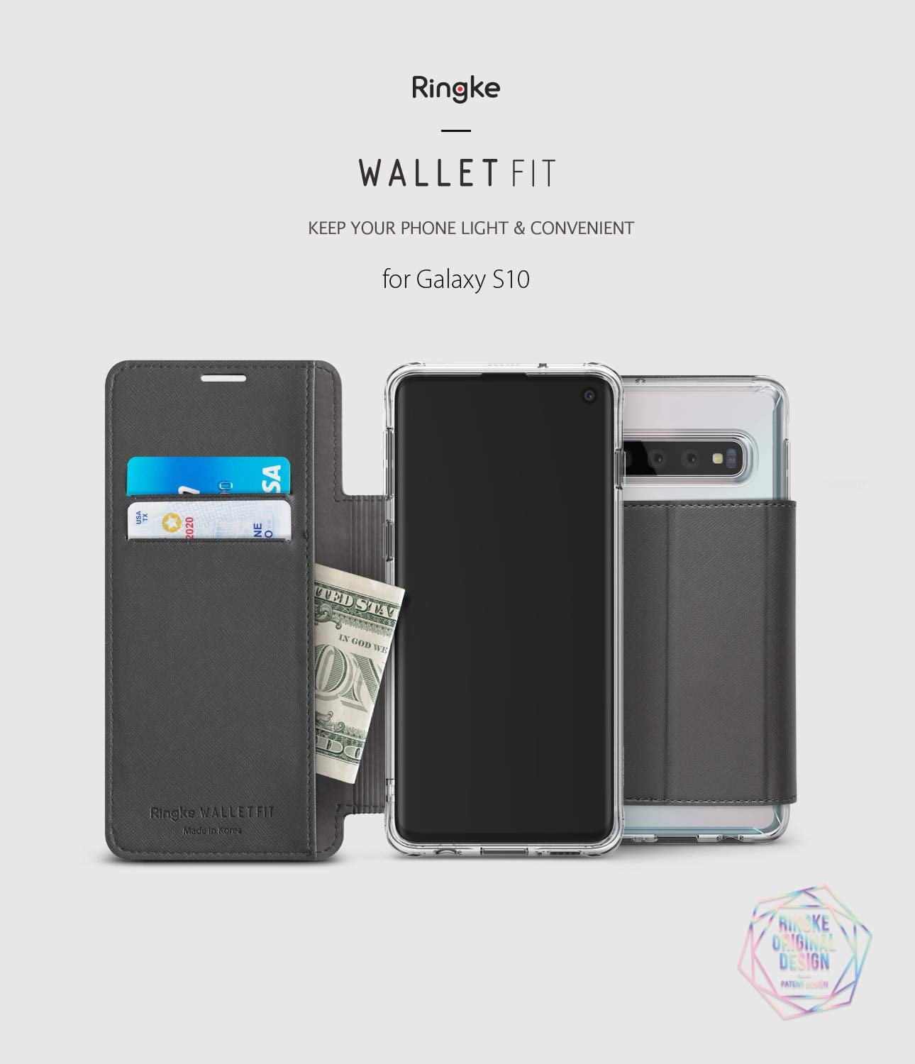 ringke wallet fit for galaxy s10