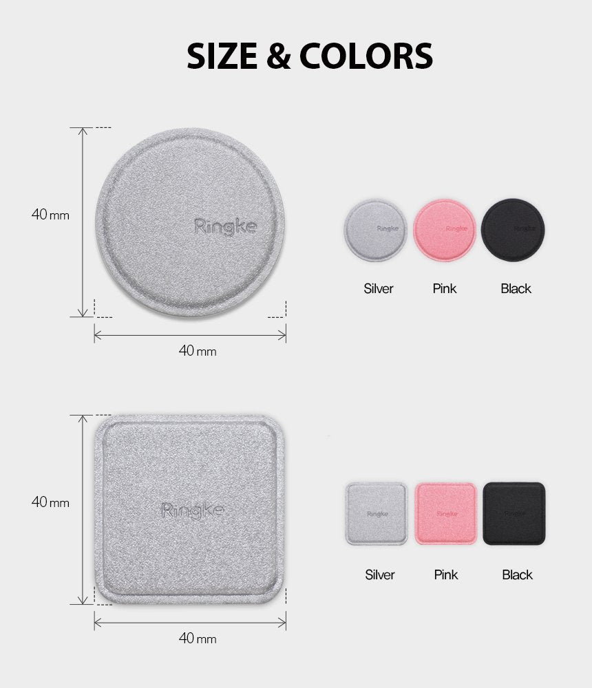 ringke magnetic mount metal plate size and color chart