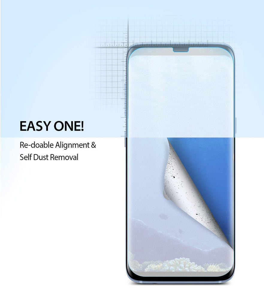 galaxy s8 dual easy full cover screen protector 2 pack