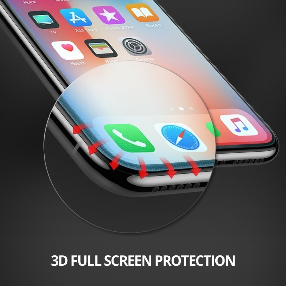 ringke invisible defender tempered glass screen protector for iphone x