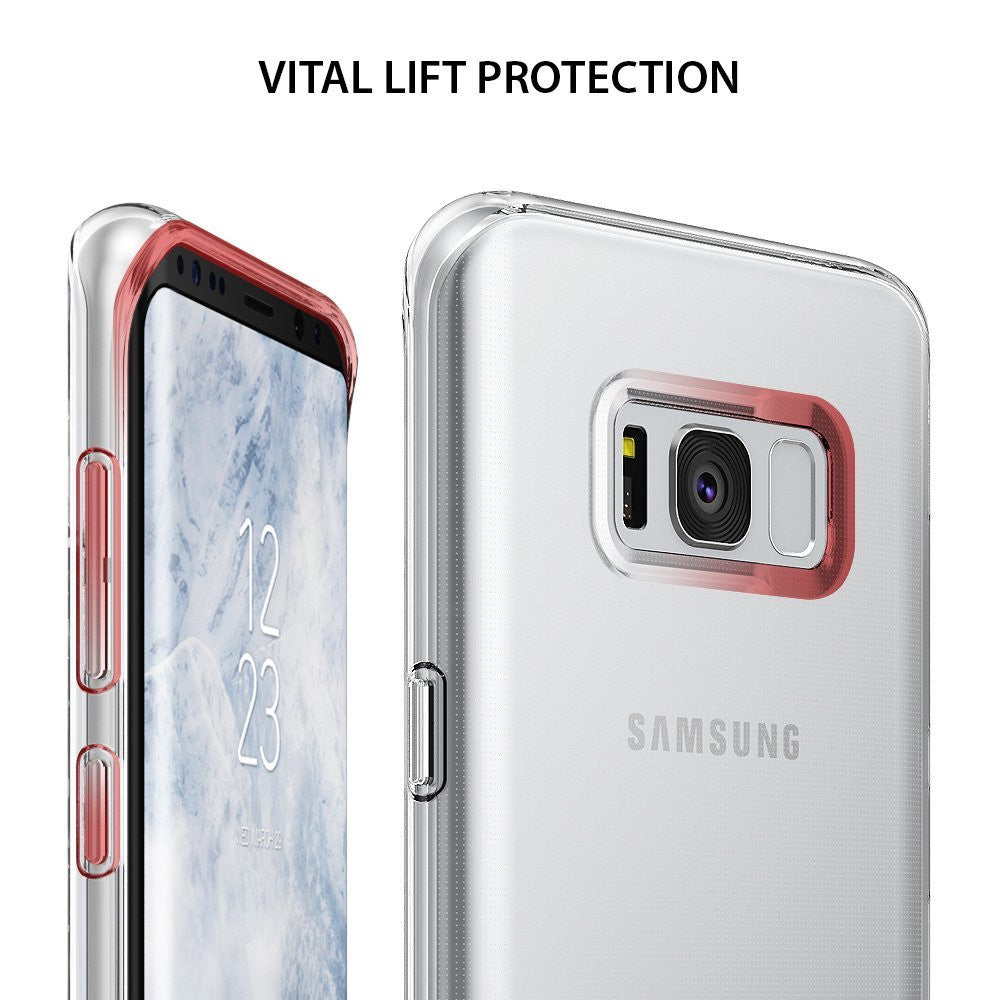 samsung galaxy s8 plus case ringke air case extreme lightweight thin transparent soft flexible tpu case