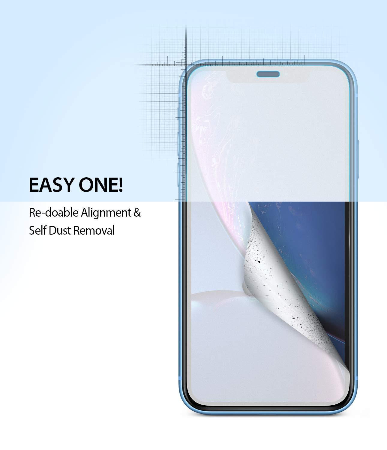 ringke dual easy film for iphone xr screen protector main easy step one