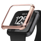 Ringke Bezel Styling Designed for Fitbit Versa Case Cover, Rose Gold - FW-V-02