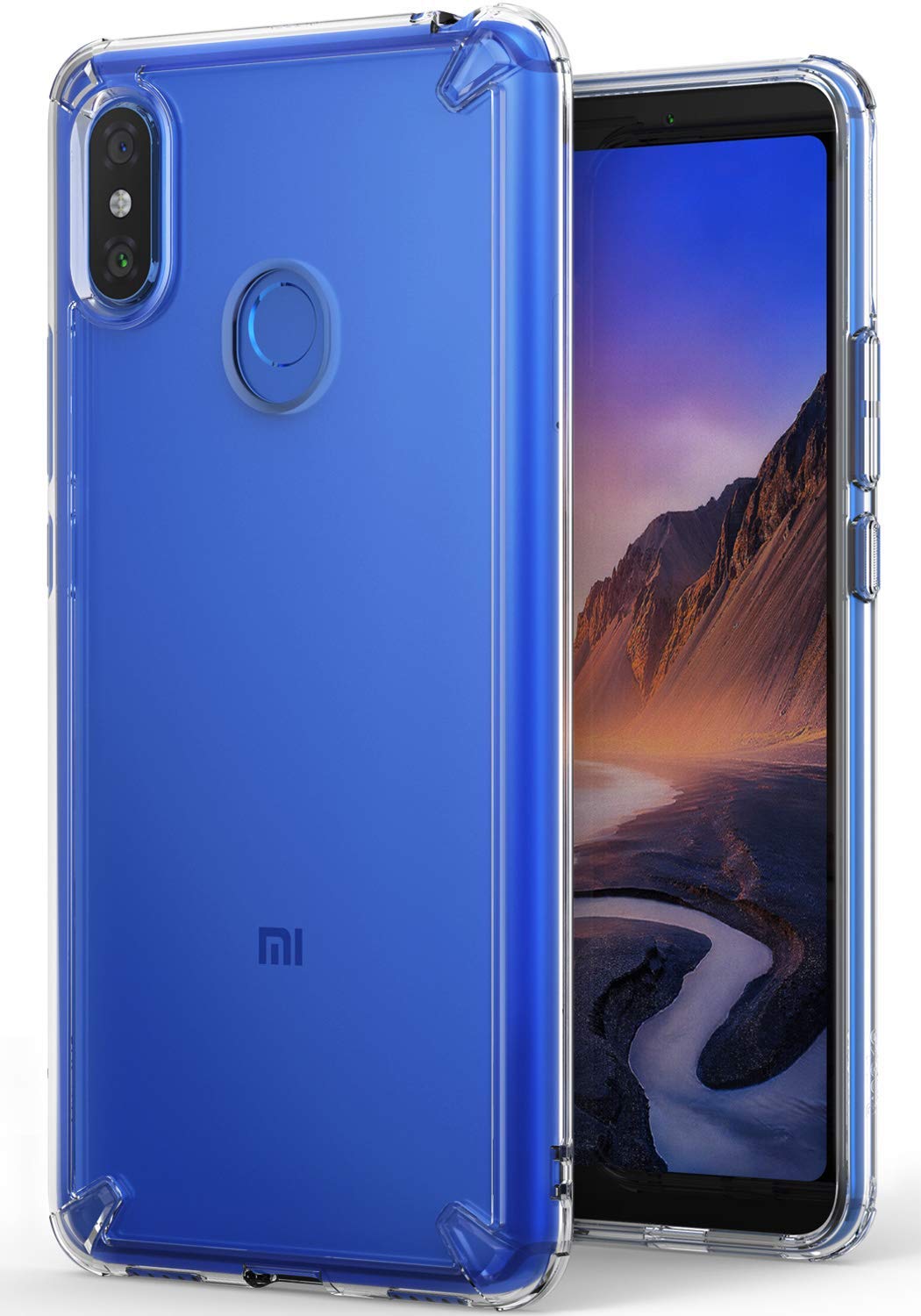 xiaomi mi max 3 fusion case clear